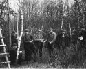 Losen der Haubergsanteile, Foto: Otto Arnold, 17. März 1934